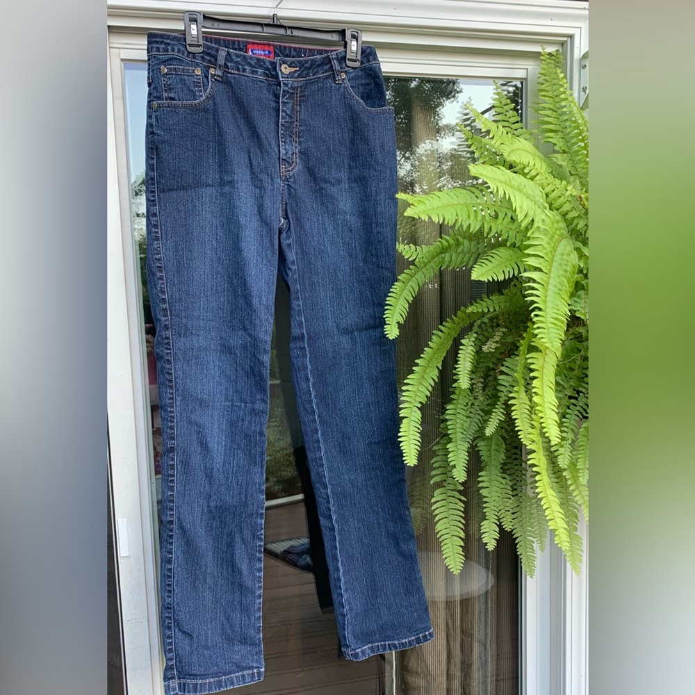 Westport Denim Stretch Straight Leg Blue Jean Size 8